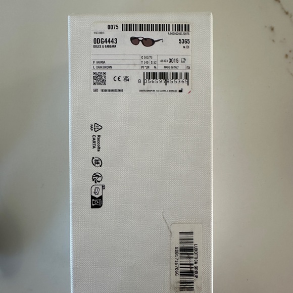 Dolce & Gabbana Women's Oval Tortoise Shell Sunglasses (Style #DG4443 Havana) - Picture 9 of 10